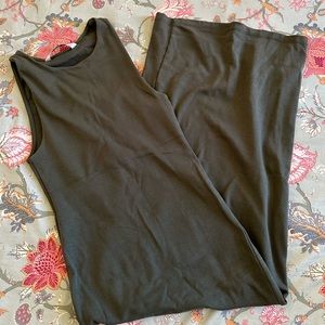 Mango - Fitted Midi Dress Olive